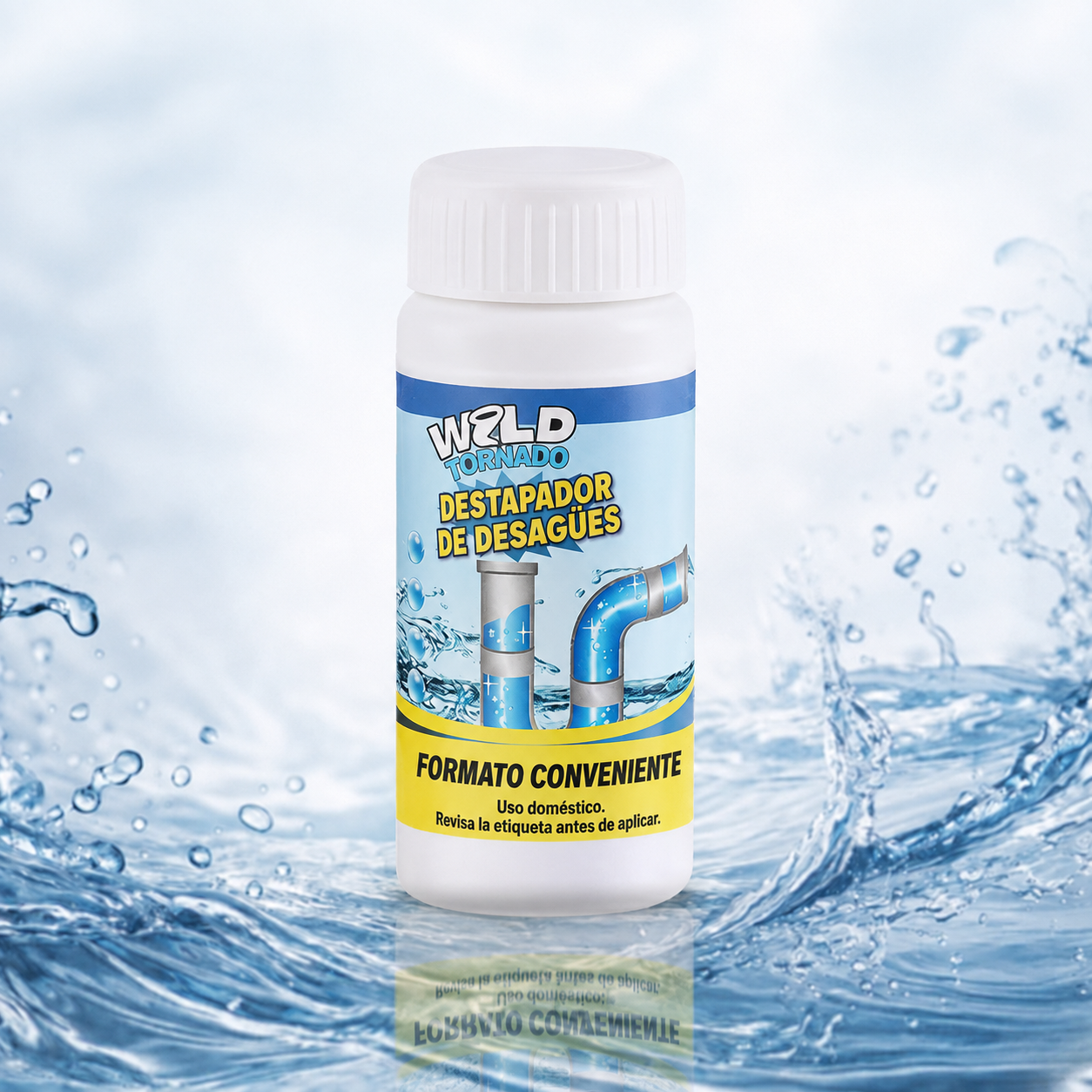Destapador de desagües WildTornado Pro