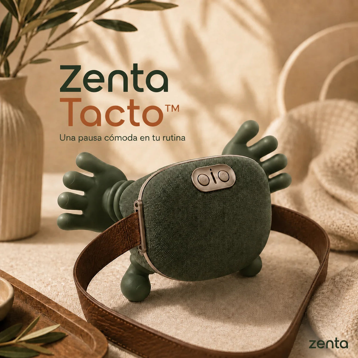 Zenta Tacto masajeador Shiatsu con calor en ambiente cálido