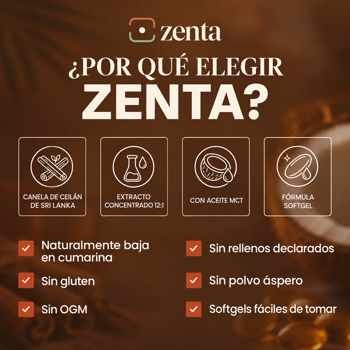 Por qué elegir Ceylon Cinnamon de Zenta