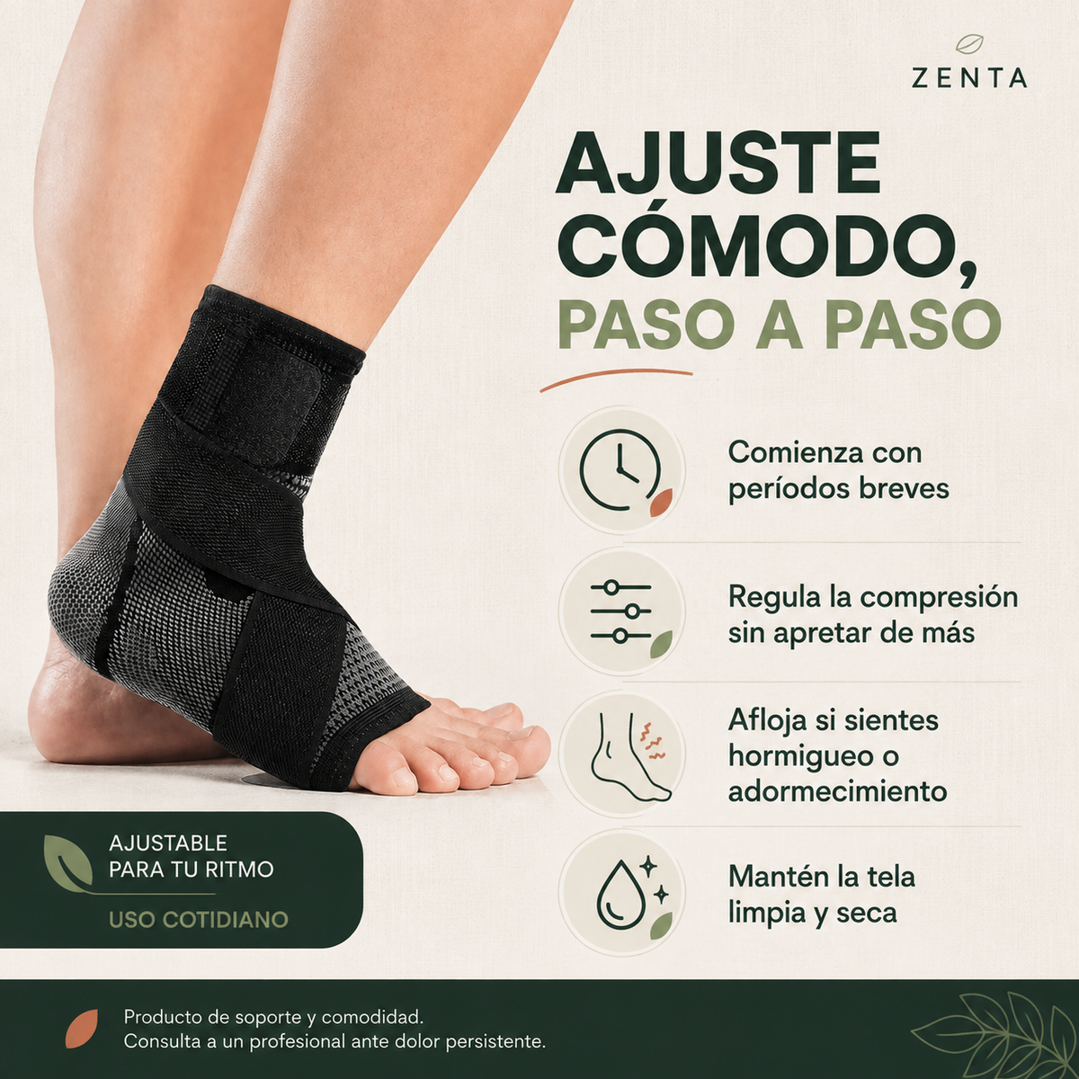 Recomendaciones de uso para Zenta Paso